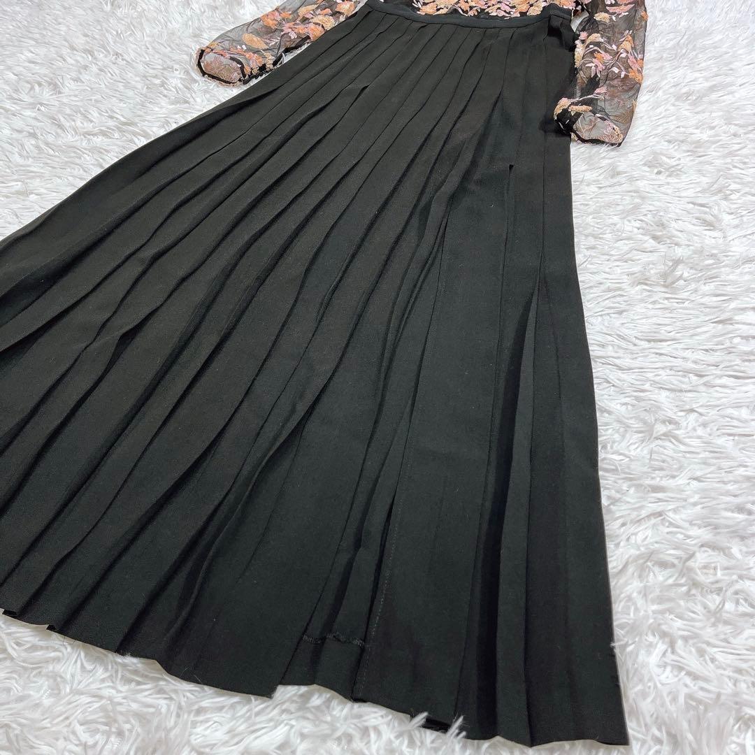 美品★self-portrait★ミッドナイトフローラルメッシュワンピースM相当