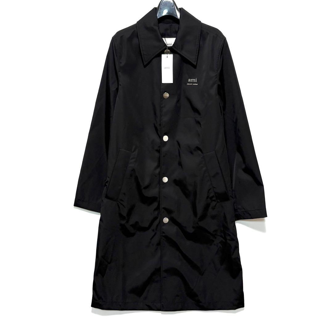 新品 AMI PARIS テクニカルナイロンツイルコート S