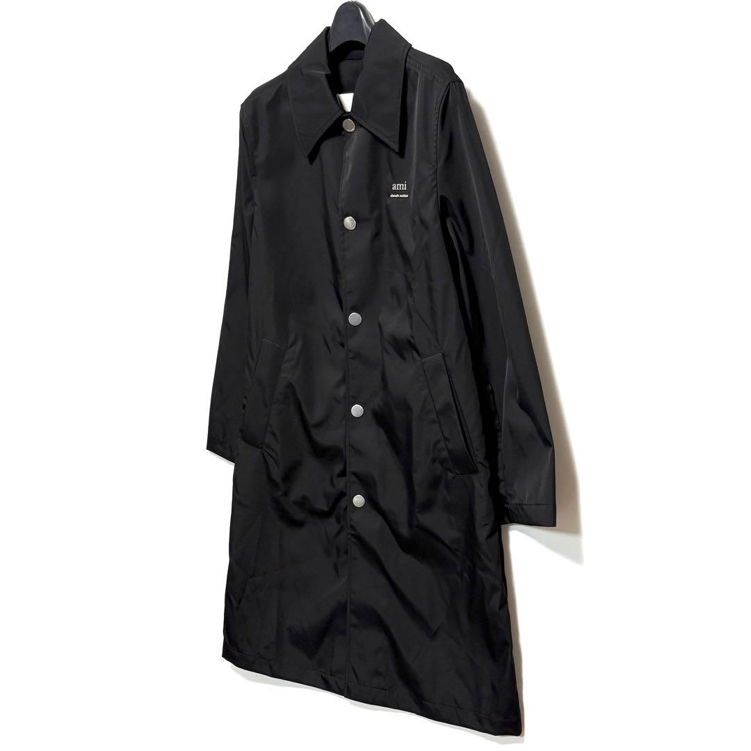新品 AMI PARIS テクニカルナイロンツイルコート S