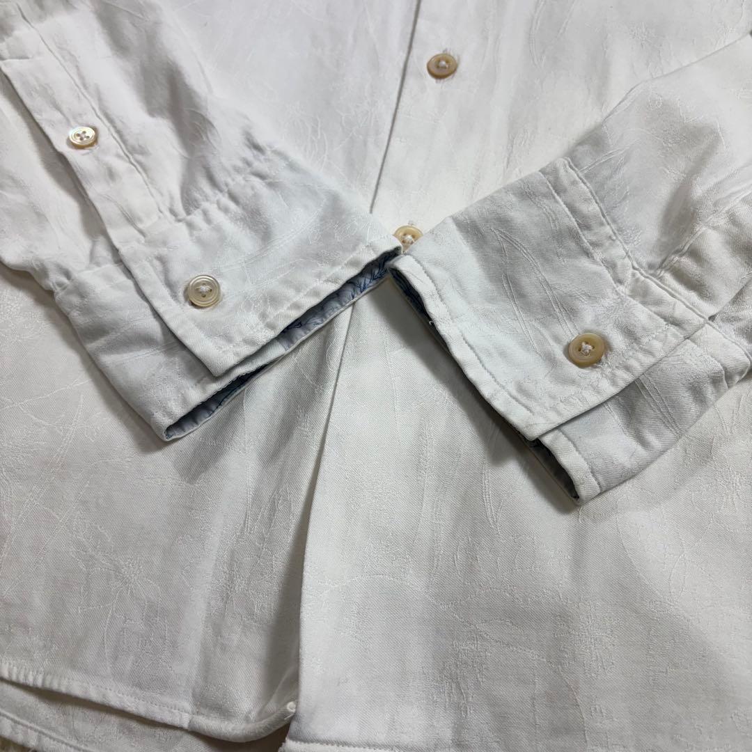 ✨高級ライン✨ ポールスミス コレクション 花柄 ジャガード織り 長袖シャツ