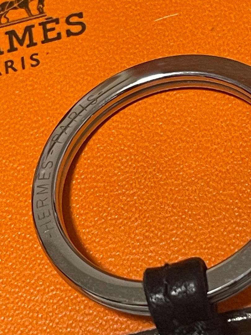 未使用品　エルメス　カルメン　ブラック　キーリング　チャーム