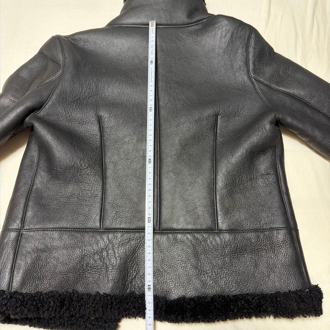 【美品】UNITED ARROWS ムートンライダースジャケット　38