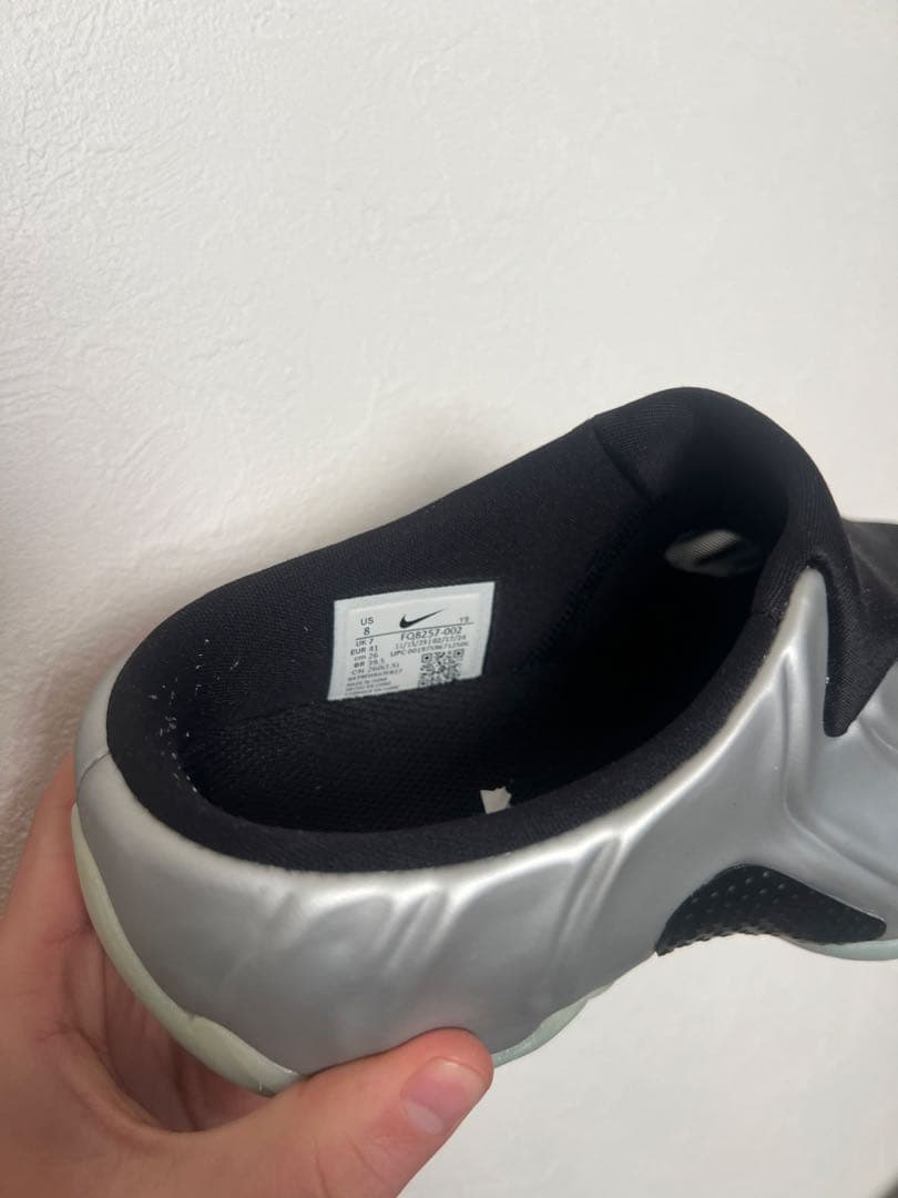 ミ*足様 NIKE CLOG POSITE silver シルバー　クロッグポジ