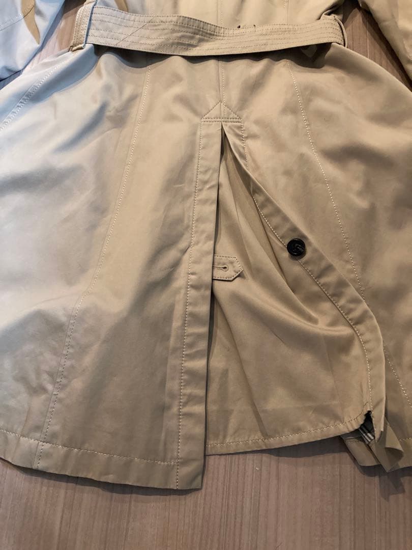 バーバリーブルーレーベル トレンチコート ノバチェック ベルトライナー付