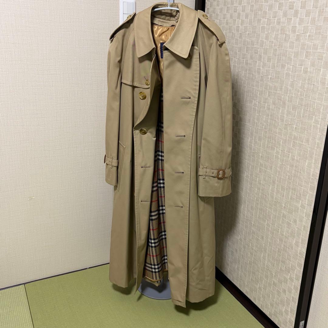 【Burberry】ベージュ トレンチコート チェック裏地