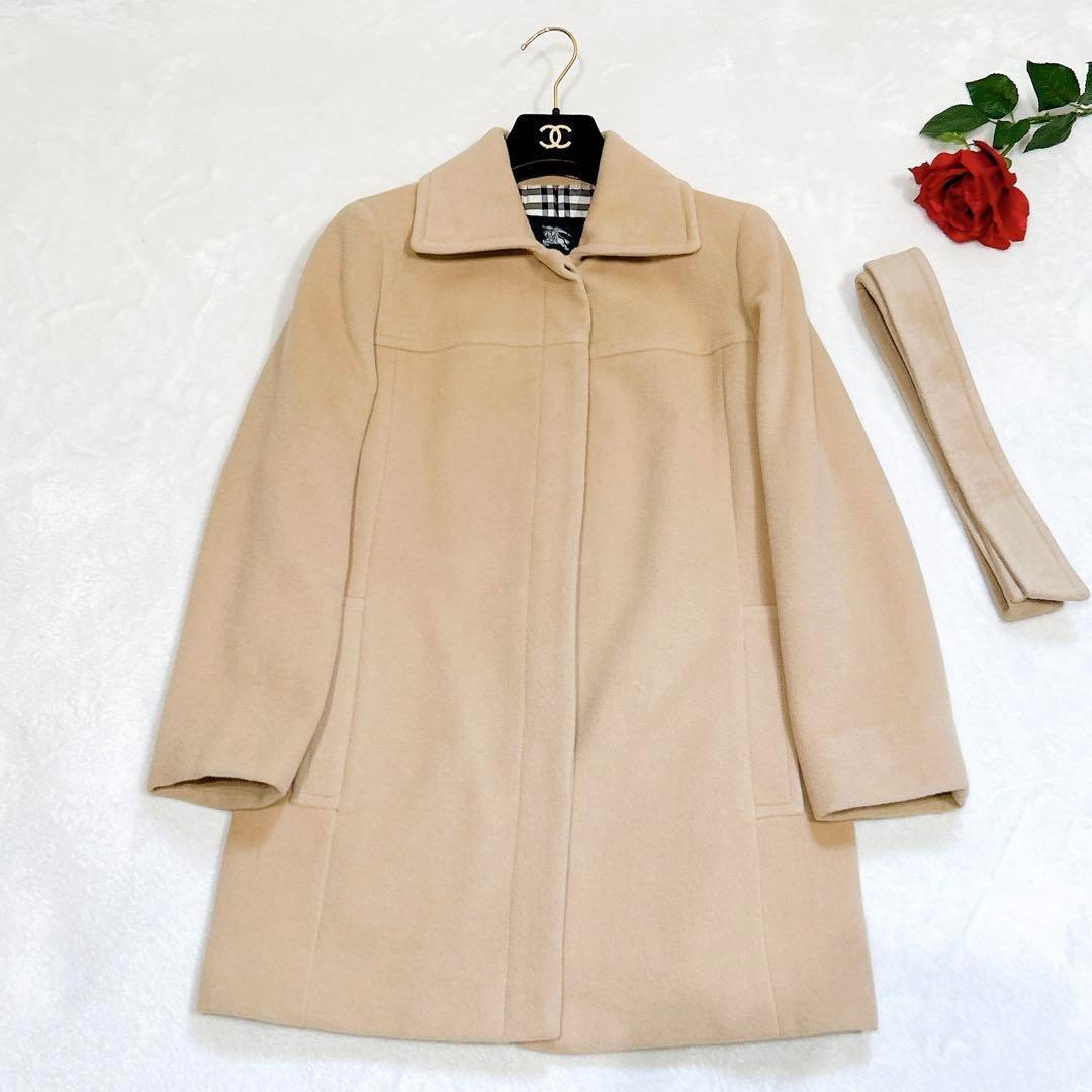 新品同様✨　バーバリー　ロンドン　トレンチコート　ノバチェック　アンゴラ　ウール