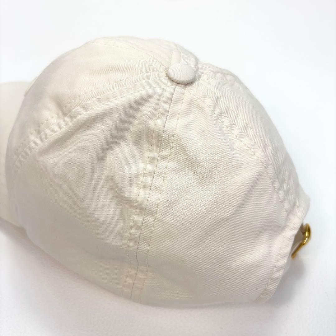 CELINE セリーヌ ベースボールキャップ トリオンフ 白