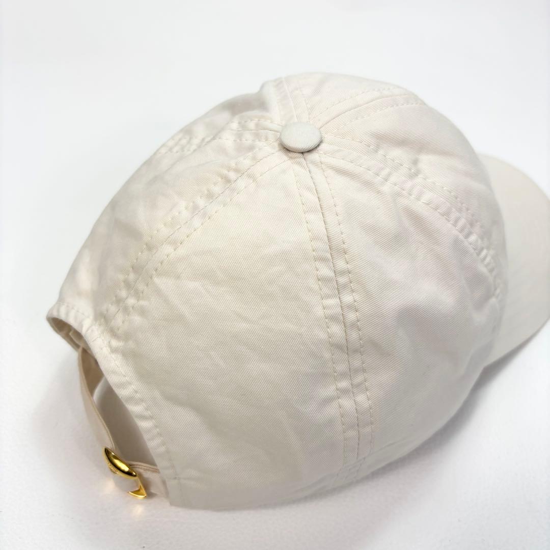 CELINE セリーヌ ベースボールキャップ トリオンフ 白