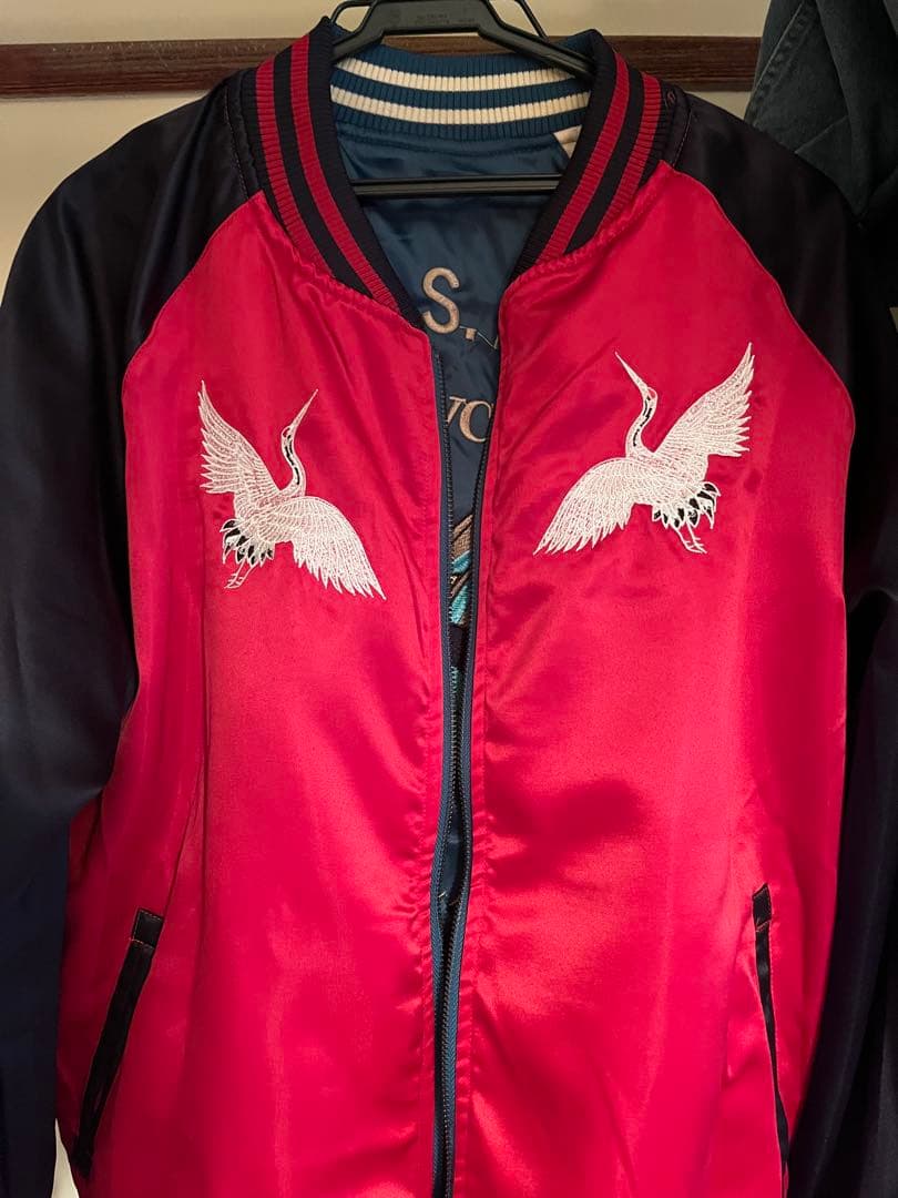 STRUGGLE スカジャン 刺繍　US NAVY