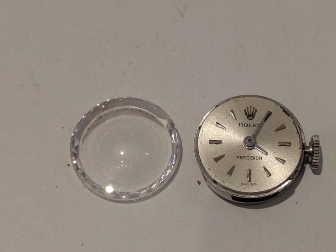 M*c様 ROLEX プレシジョン 手巻き腕時計 レディース ムーブメント 動作