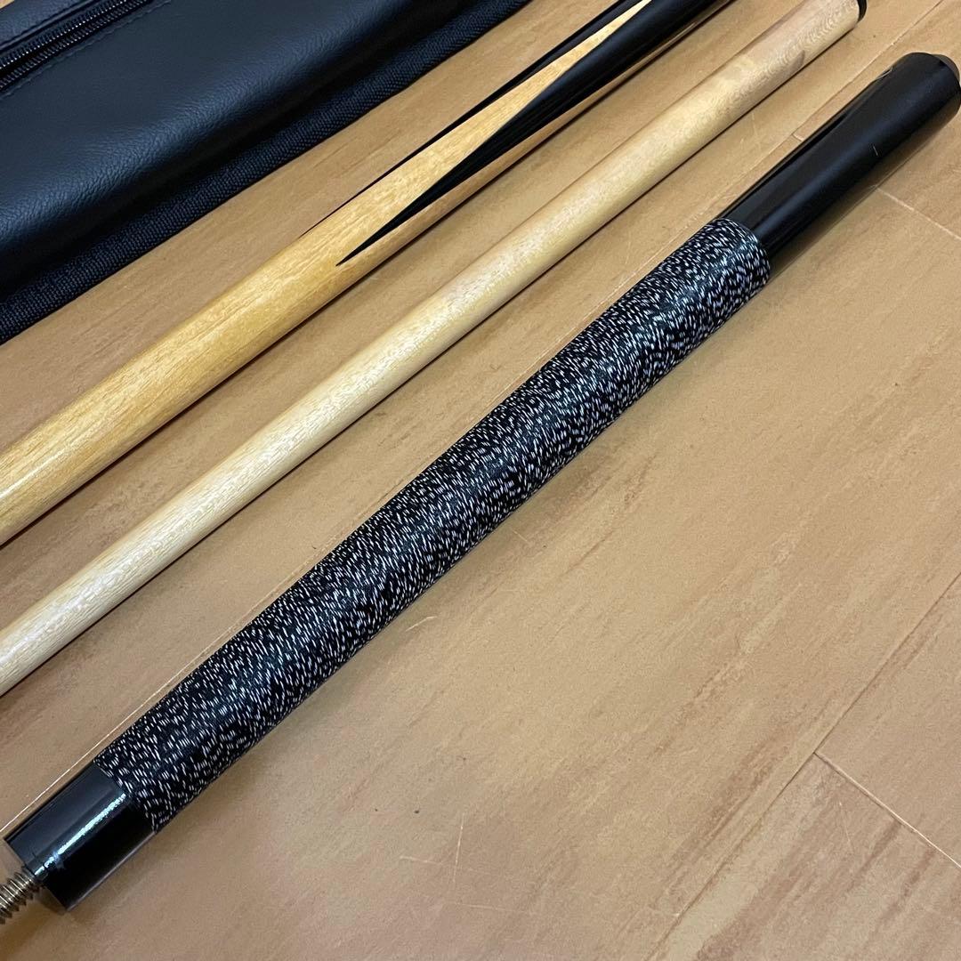 ビリヤード キュー 3ピース プレイキュー 19oz 3分割 ケース付