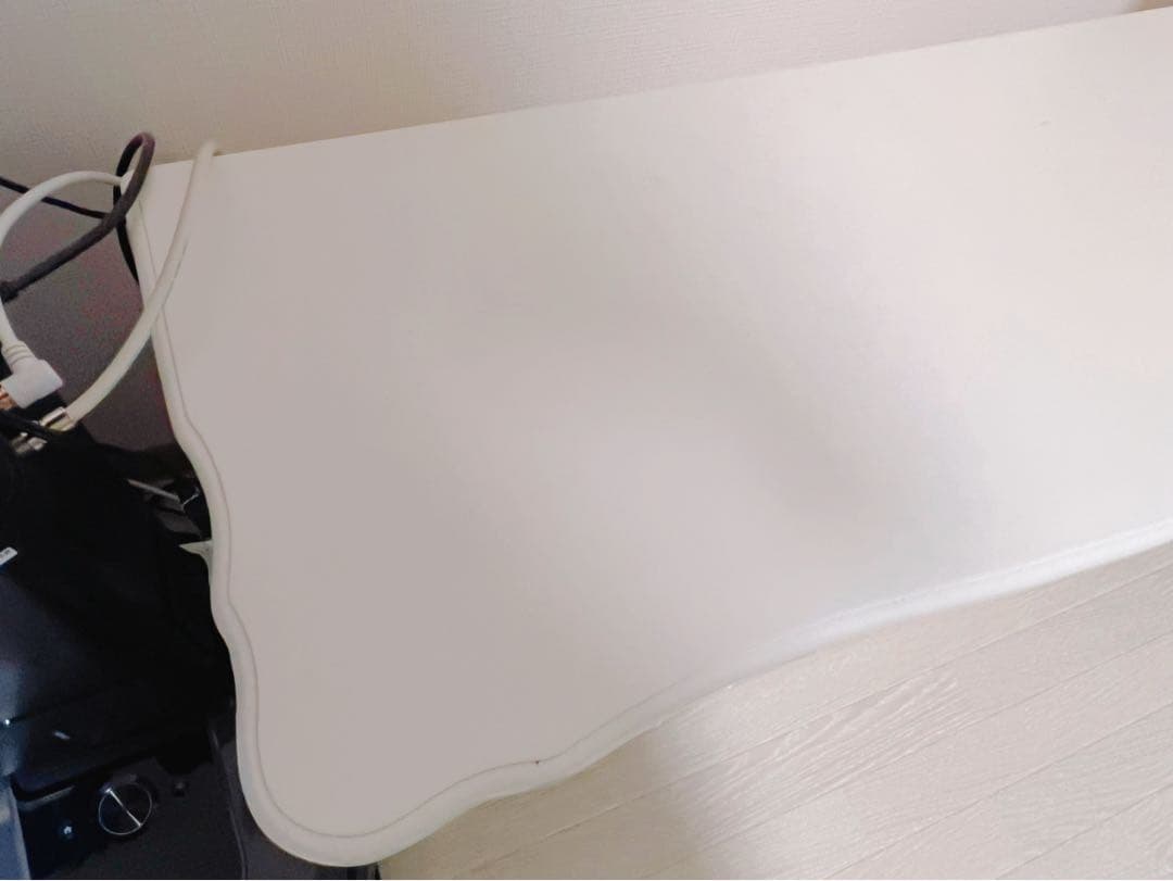 かわいいテレビ台♡収納♡バスケット付♡ガーリー♡北欧♡白♡ホワイト♡リボン♡花♡