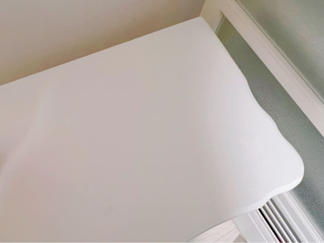 かわいいテレビ台♡収納♡バスケット付♡ガーリー♡北欧♡白♡ホワイト♡リボン♡花♡