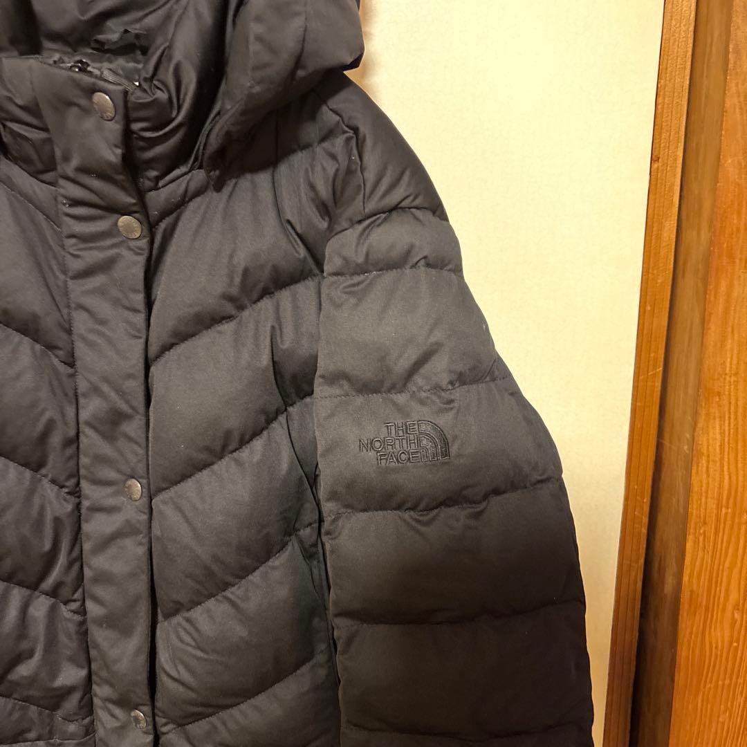 美品 THE NORTH FACE ロングダウン レディースS シンプル 綺麗