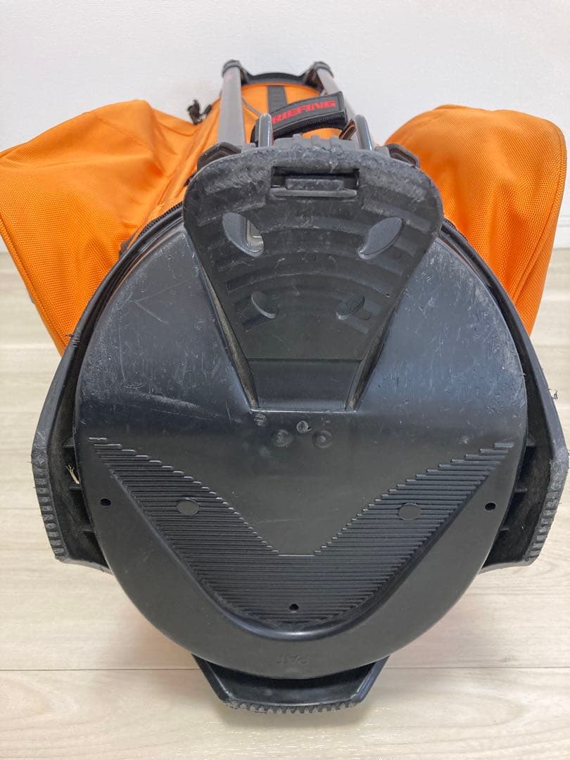 ゴルフキャディバッグ　BRIEFING ブリーフィング　濃オレンジ