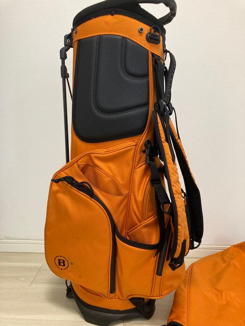 ゴルフキャディバッグ　BRIEFING ブリーフィング　濃オレンジ