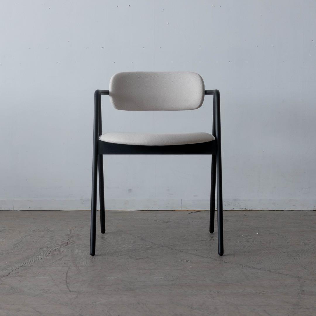 ダイニングチェア アイアン　アイボリー