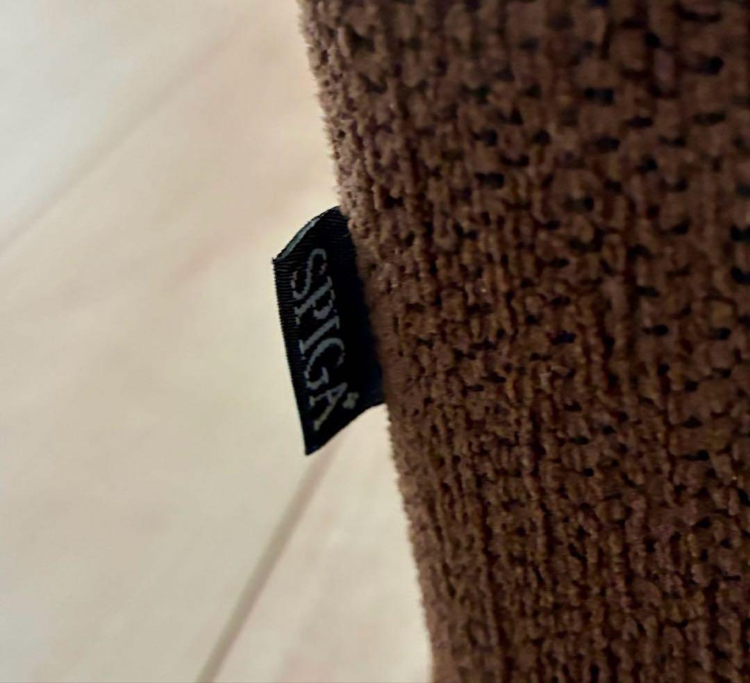 estic SPIGAオットマン　ファブリック ブラウン　スツール