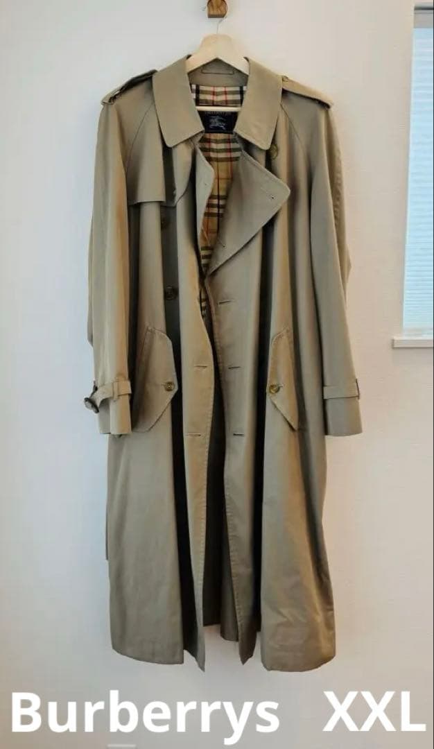 バーバリー トレンチコート 綿100% ロング丈 XXl