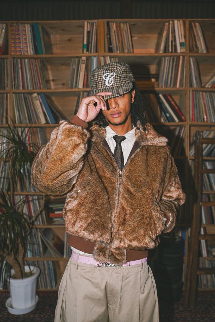 【極美品】BALLSY BROTHERS リバーシブルファーフライトジャケット