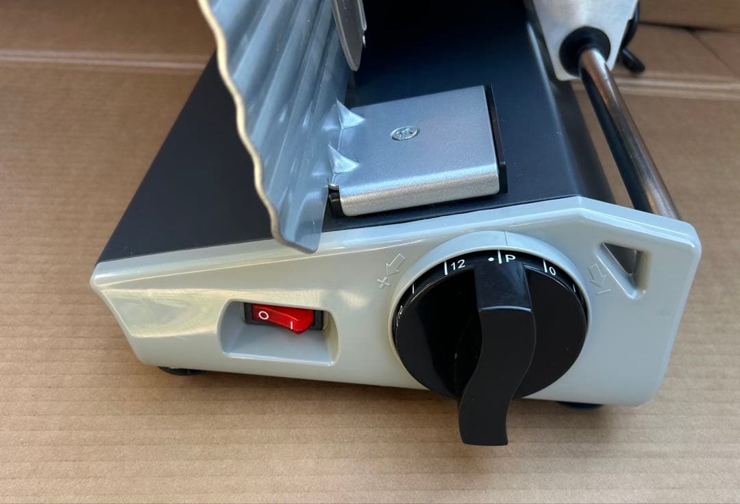 ミナト 家庭用ミートスライサー HMS-220(BK)-V2