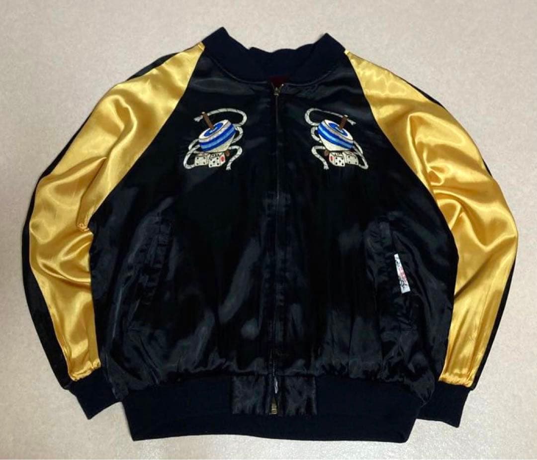 激レア 00s「ひとつ屋根の下」いしだ壱成着用 リバーシブル 別珍 スカジャン