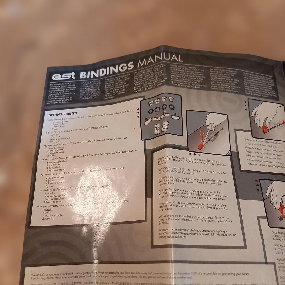 レア新品未使用　BURTON　TRIAD EST バートン　ビィンディング