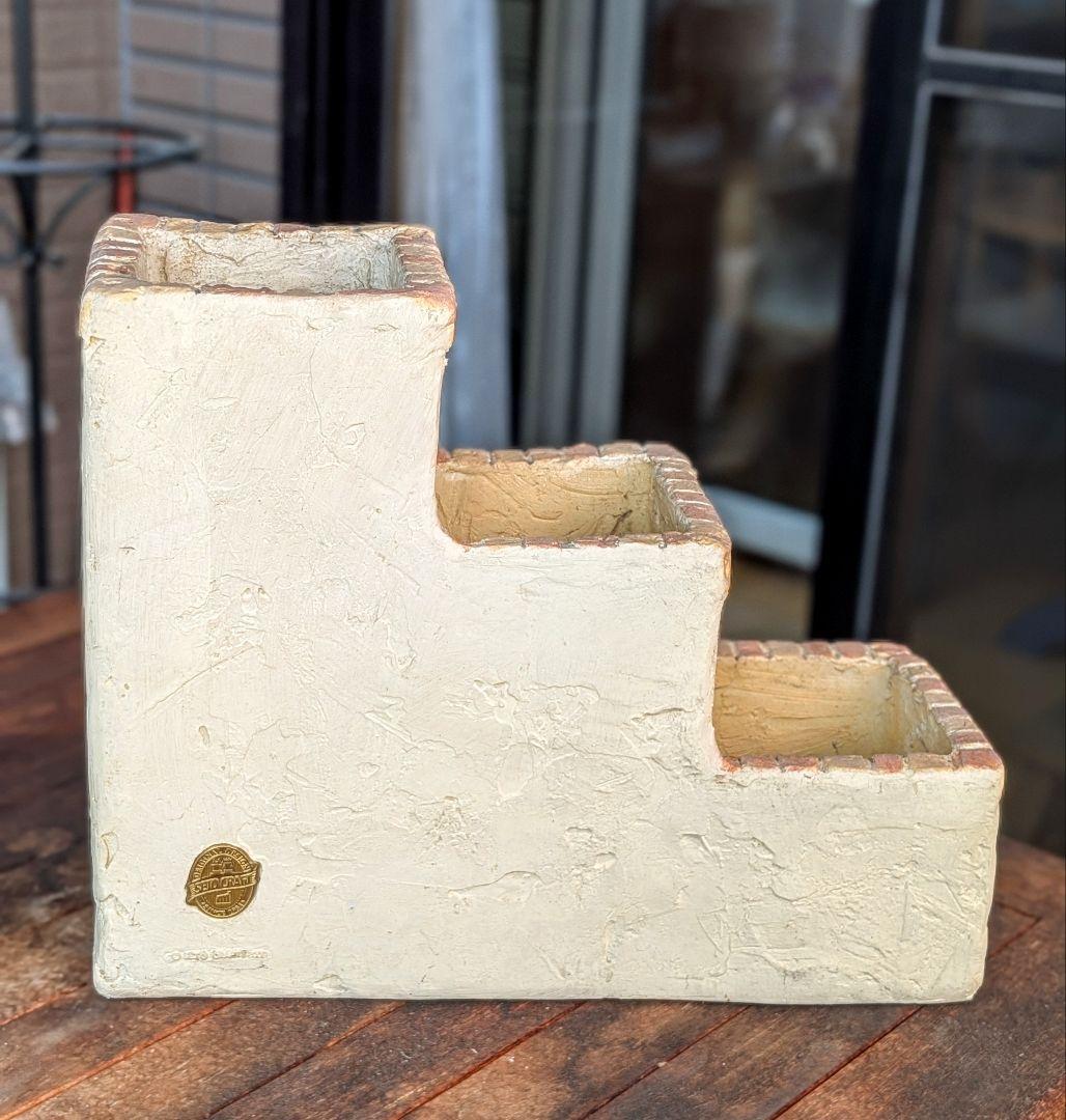 とっても可愛い！！猫ちゃんのオシャレな階段プランター 　セトクラフト