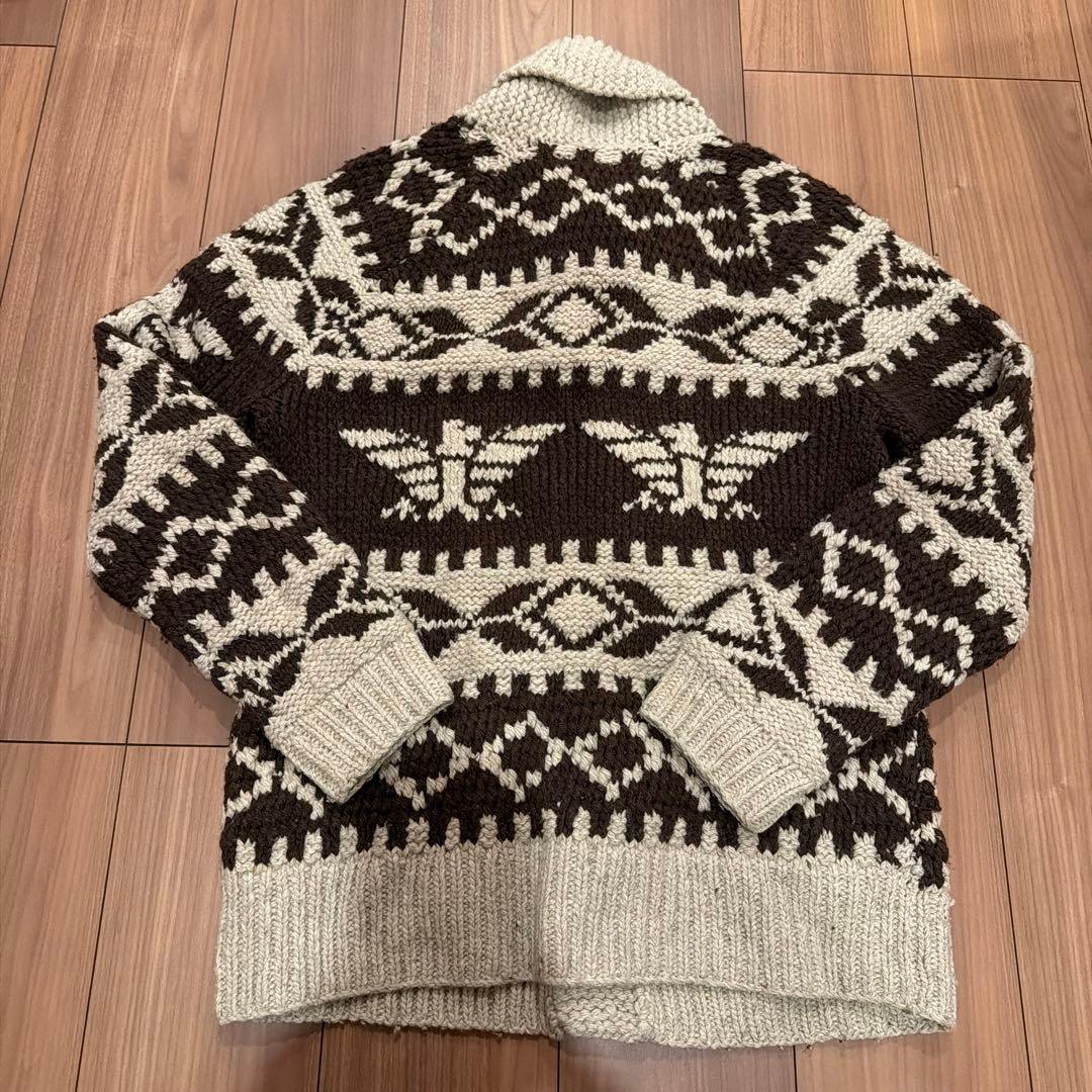 RRL Ralph Lauren 手編みカーディガン