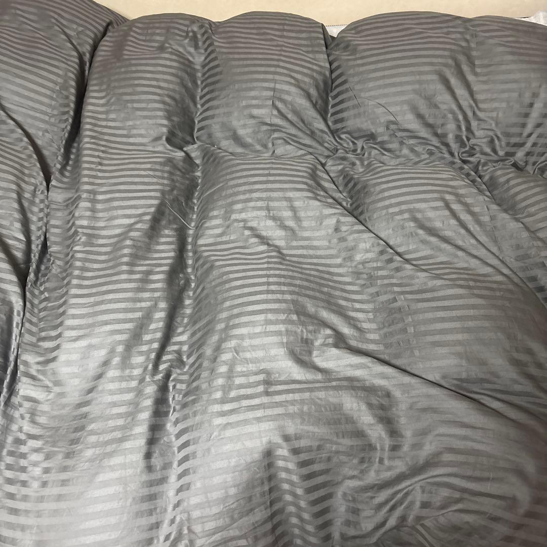 タンスのゲン 羽毛布団 ダック93% 1.5kg増量セミダブル