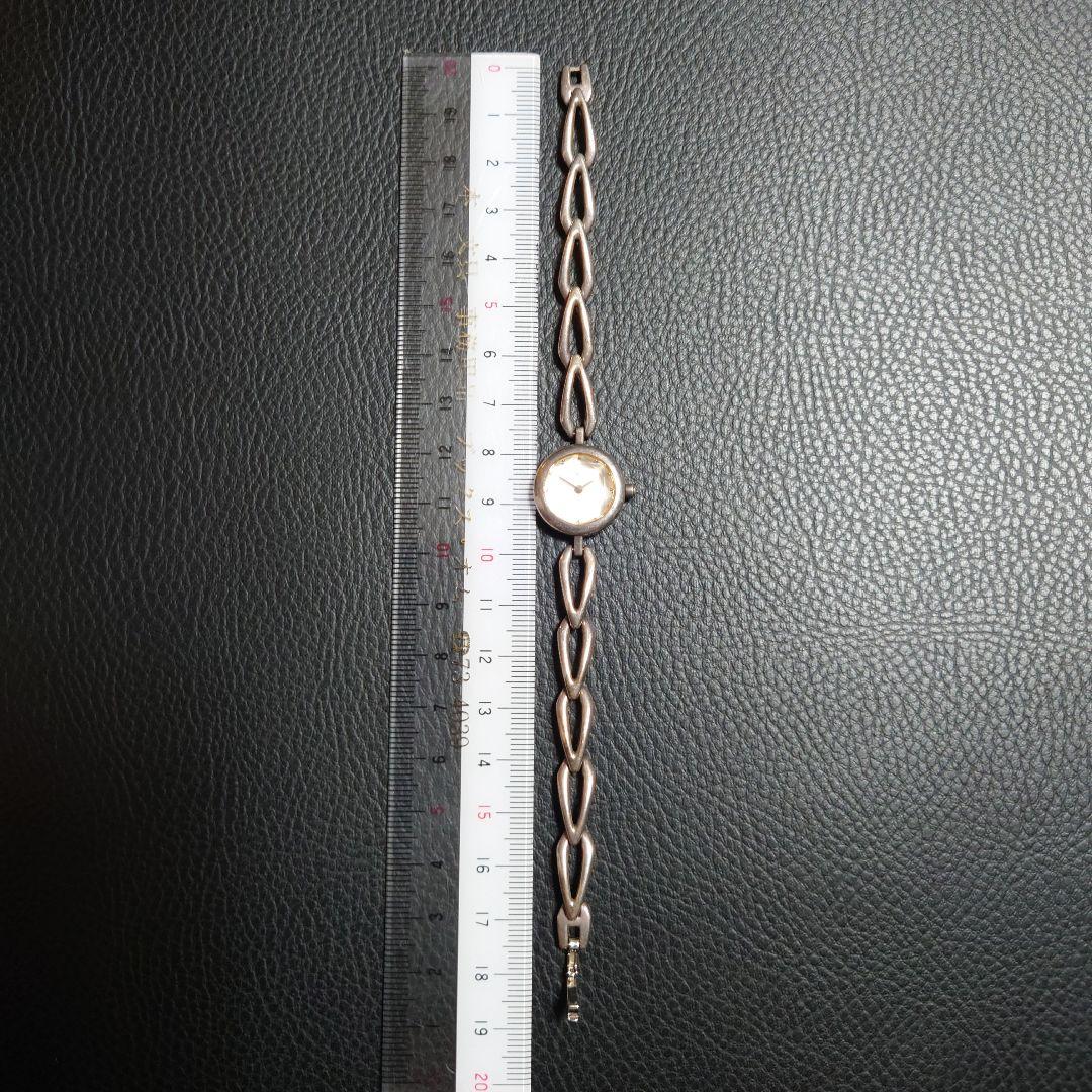 4℃ レディース腕時計 シルバー925　カットガラス