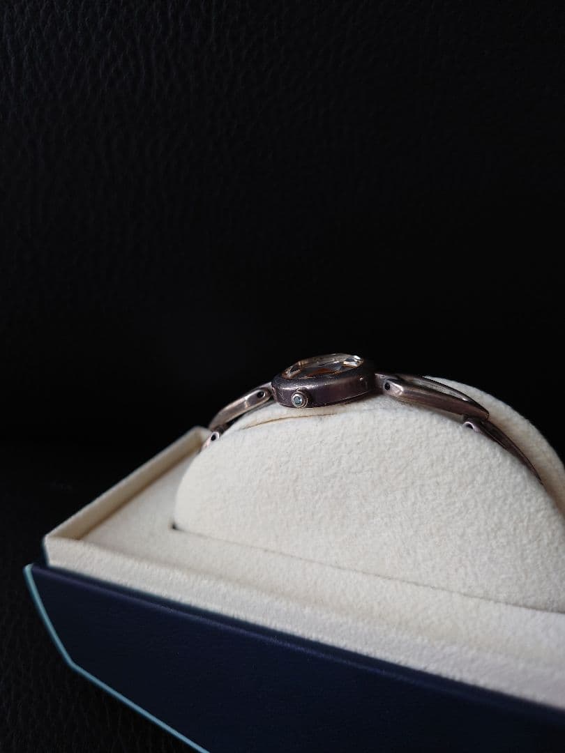 4℃ レディース腕時計 シルバー925　カットガラス