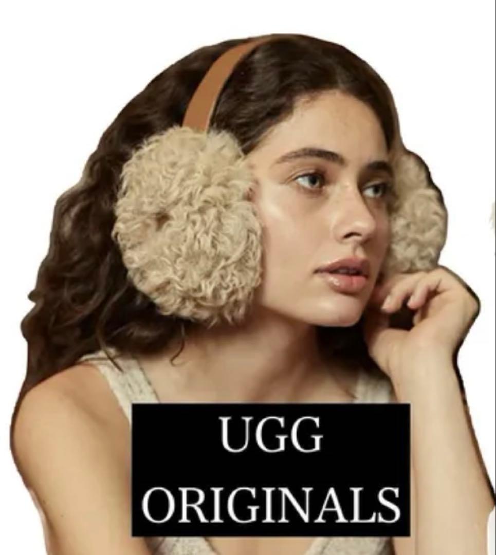 UGG ORIGINALS curly fluffy シープスキンイヤーマフ