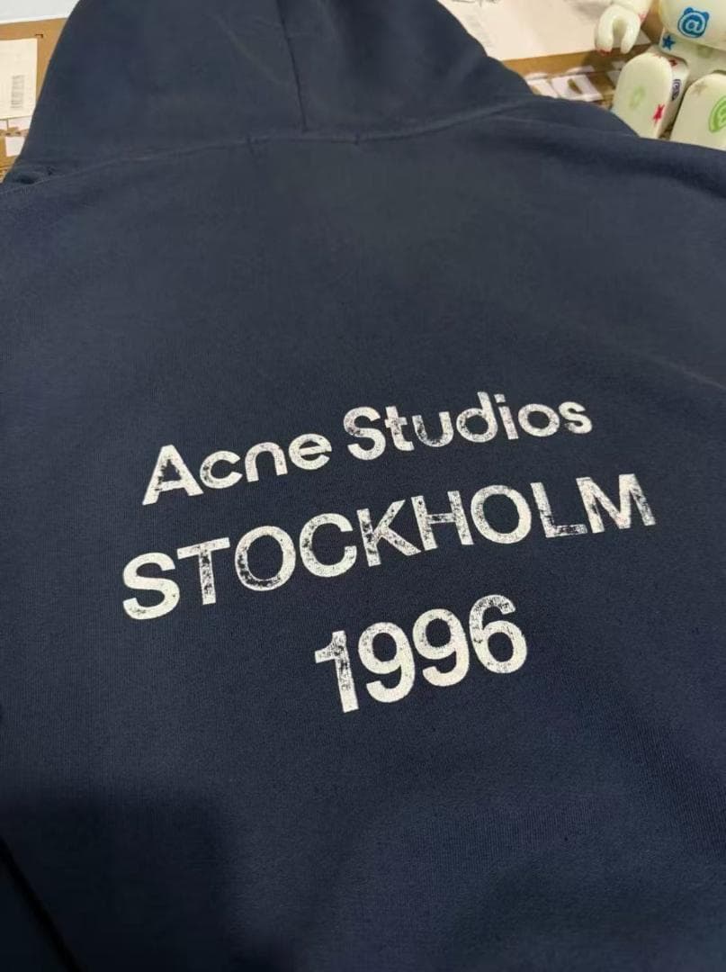 Acne Studios トップス ダークブルーパーカー L