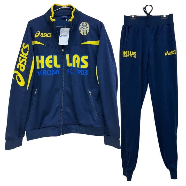 12-13 ヘラス・ヴェローナ　アシックスオフィシャル　トレーニングジャージ上下
