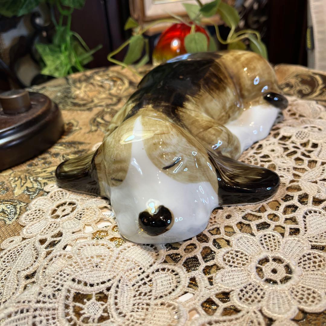 マックスマーラ　犬の陶器置物