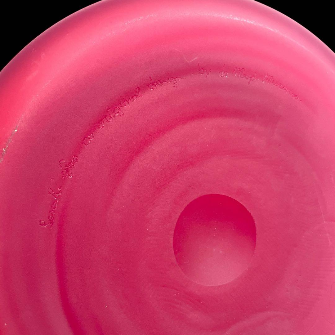 『芸術的な曲線美』世界的ガラス工芸作家 竹内伝治 傳治 花瓶 フラワーベース