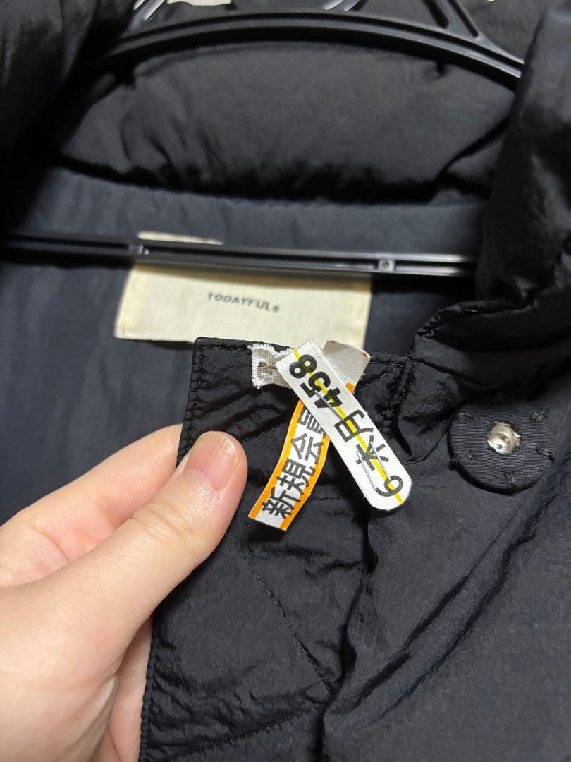 まちるんだ　美品　TODAYFUL Standcollar Down