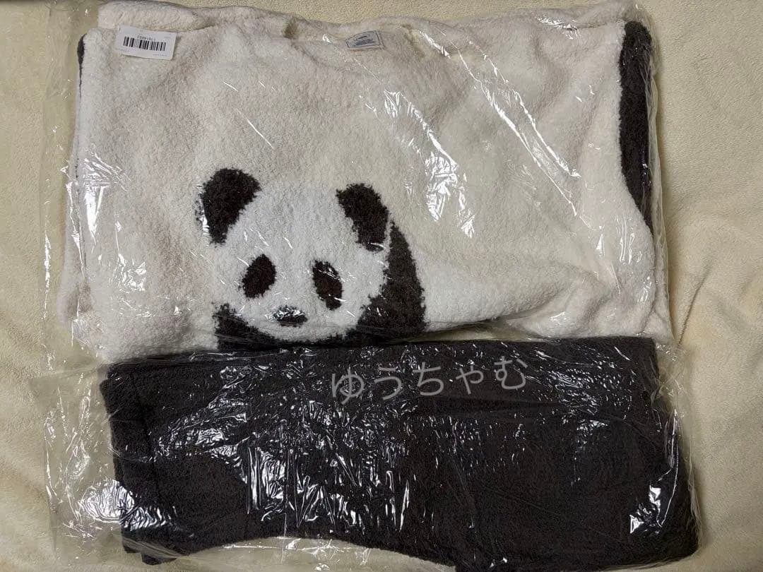 ☆人気完売品ジェラートピケ ♡ パンダジャガードBIGプルオーバー♡リブレギンス