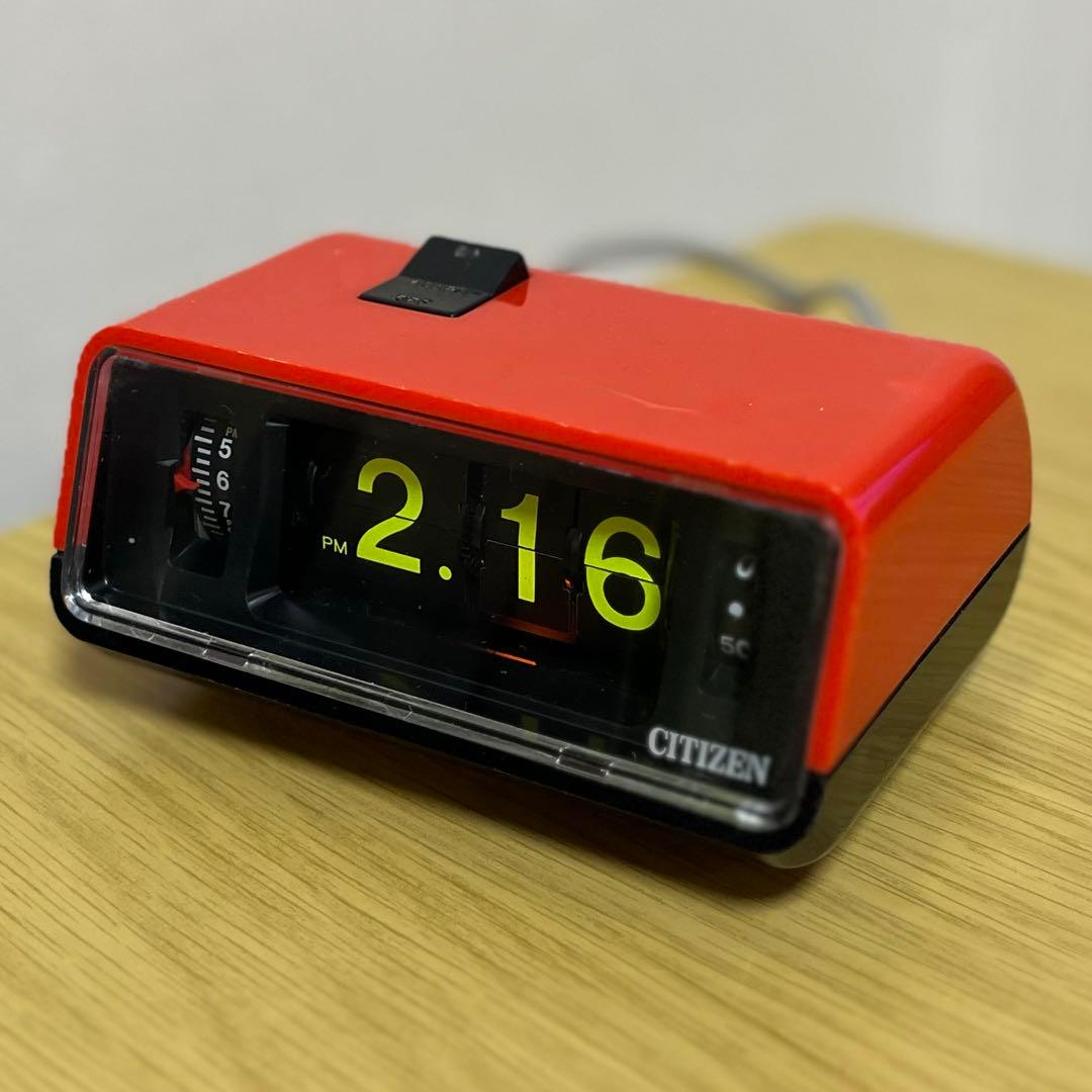 【整備済み動作正常】 お買い得 CITIZEN パタパタ時計ハイリーフ・カーチス