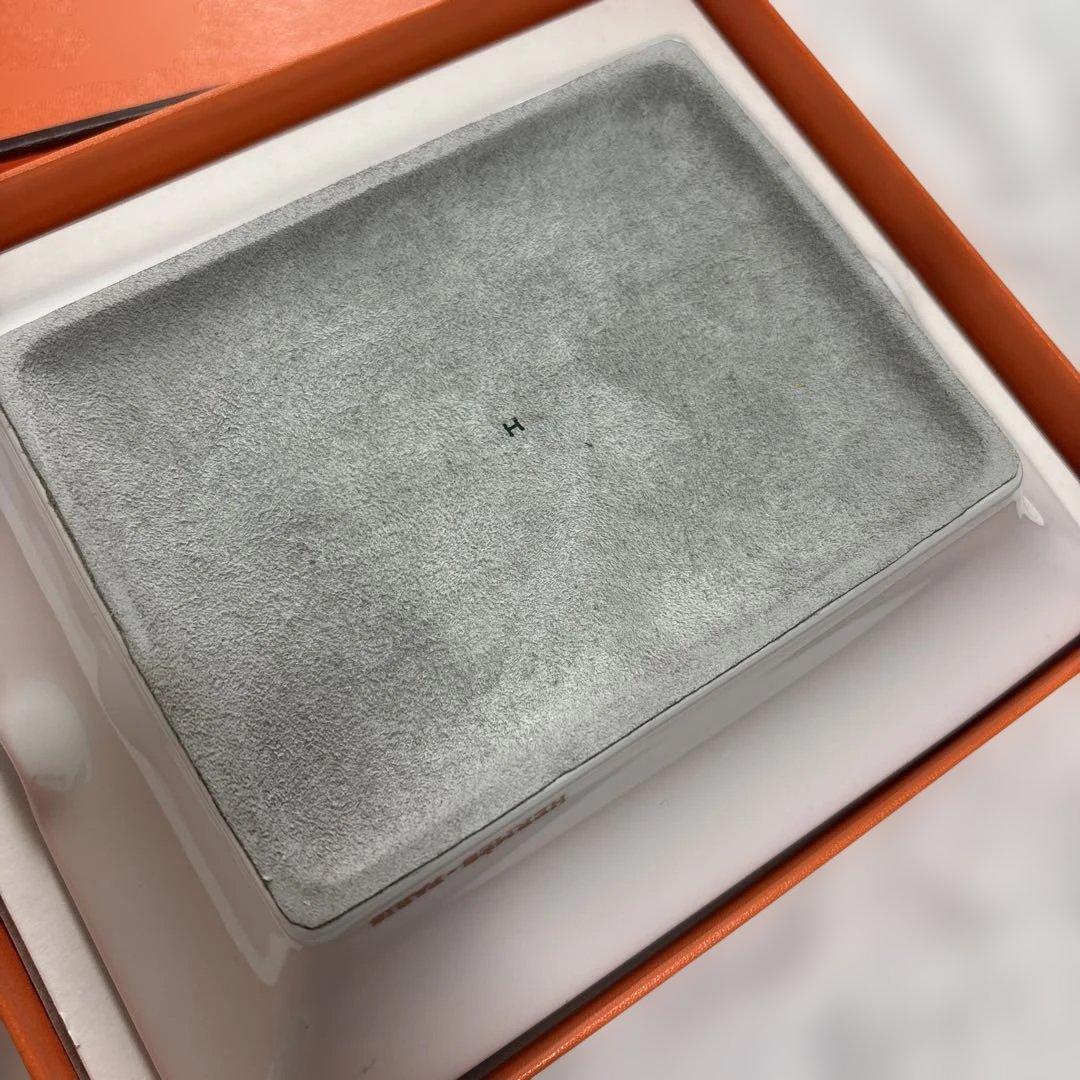 HERMES エルメス アッシュトレイ 灰皿 スクエア トレイ 角皿 犬