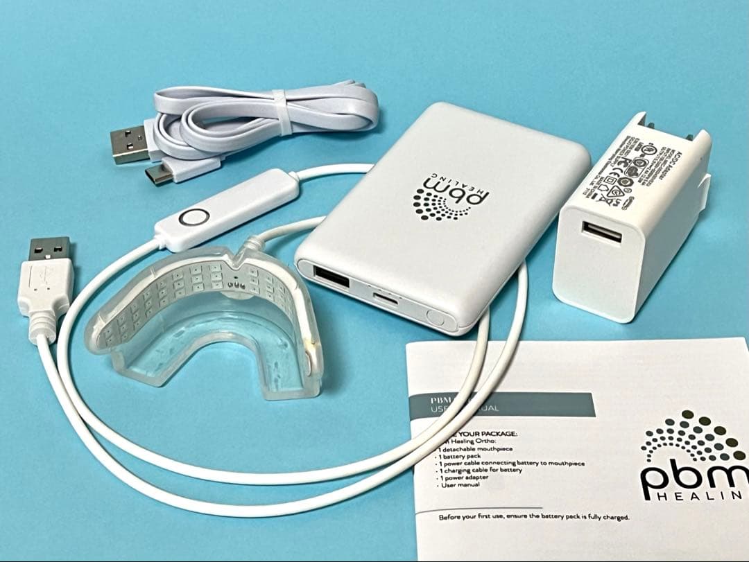 pbm ヒーリングOrtho OE-01 拡張型 歯列矯正光加速装置【消毒済】