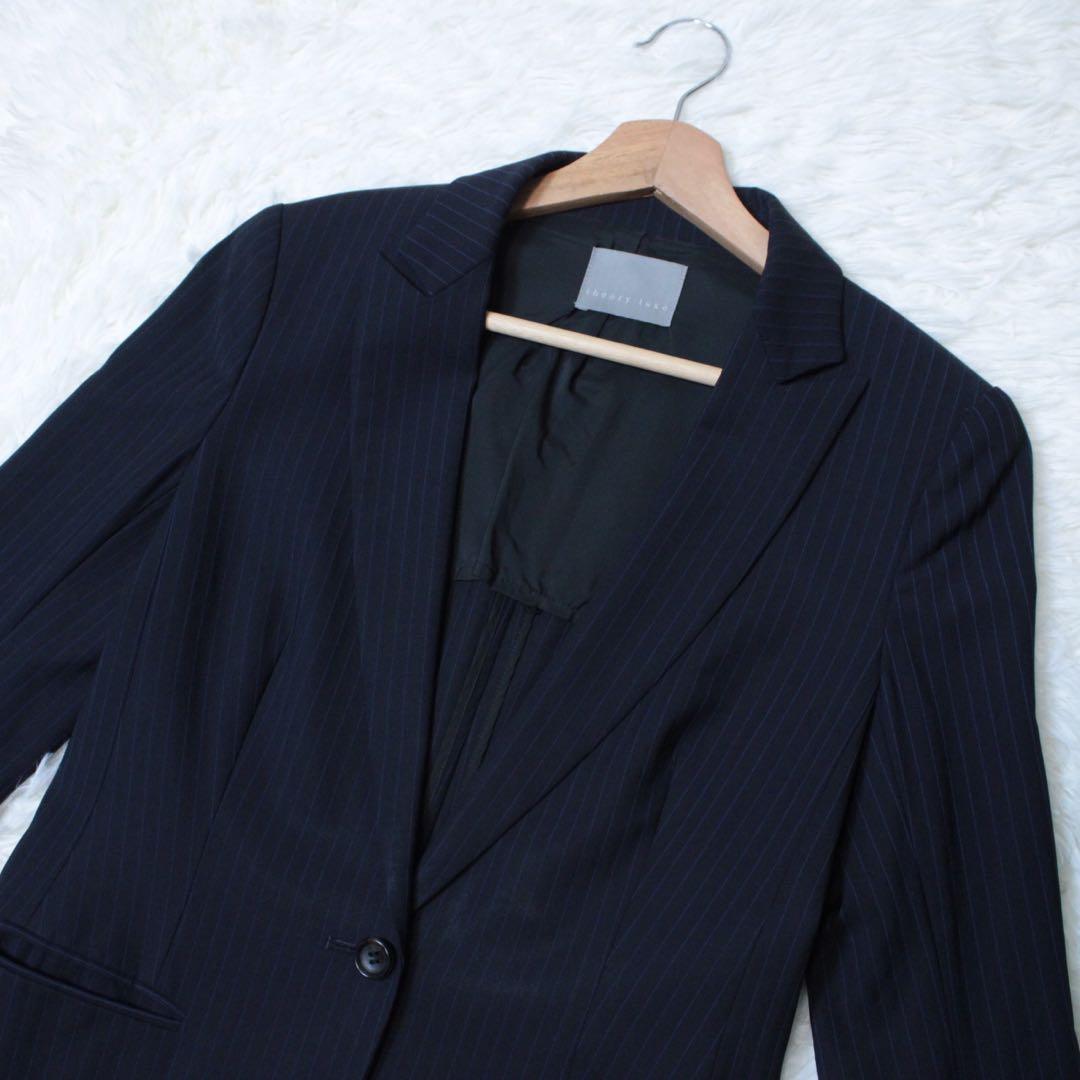 セオリーリュクス BERGMAN SUPER 120s セットアップ ストライプ