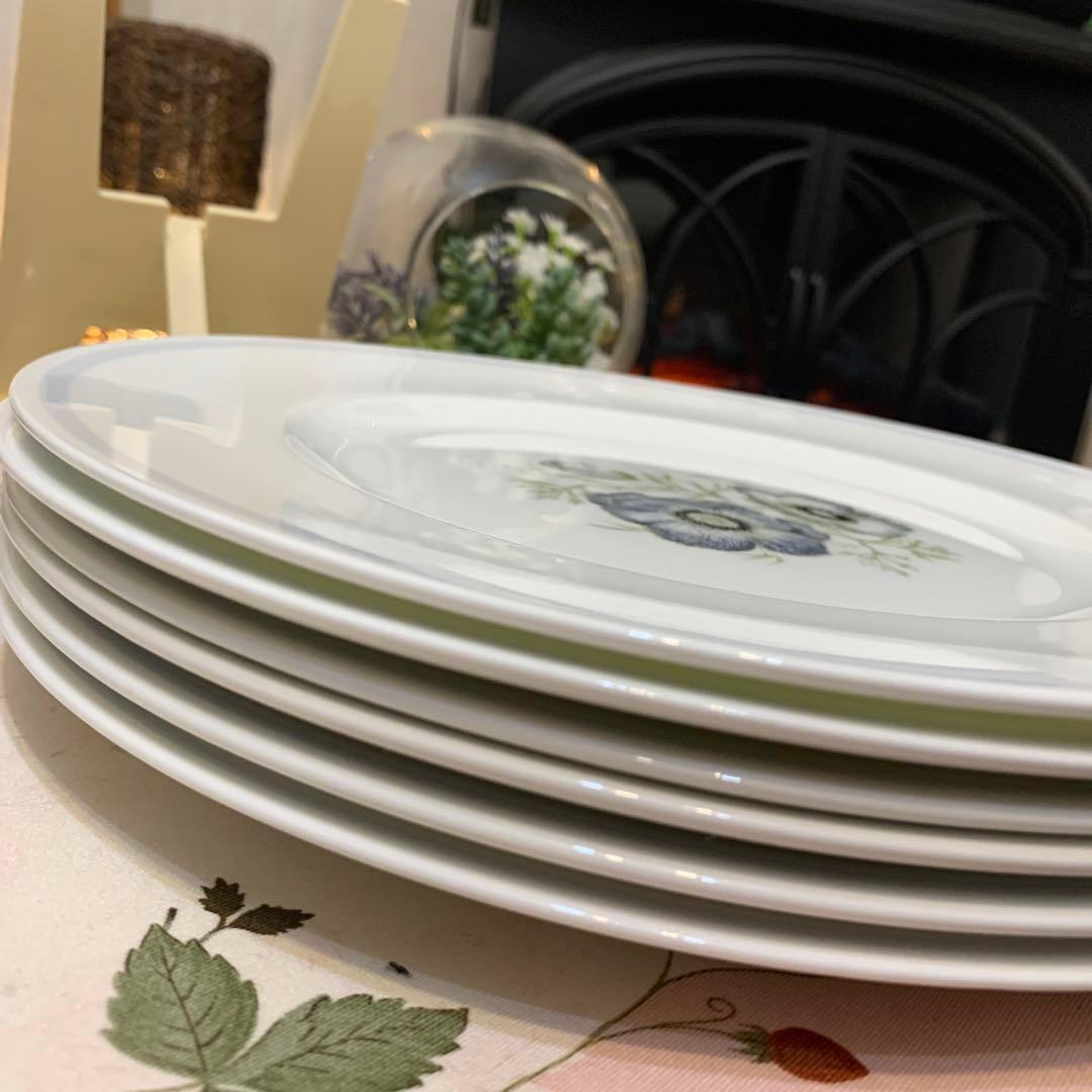 ウェッジウッド グレンミスト　スージークーパー　27cmディナープレート　6枚