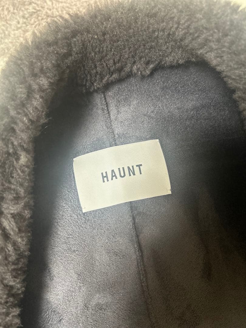 HAUNT ボアストール　ダークグレー