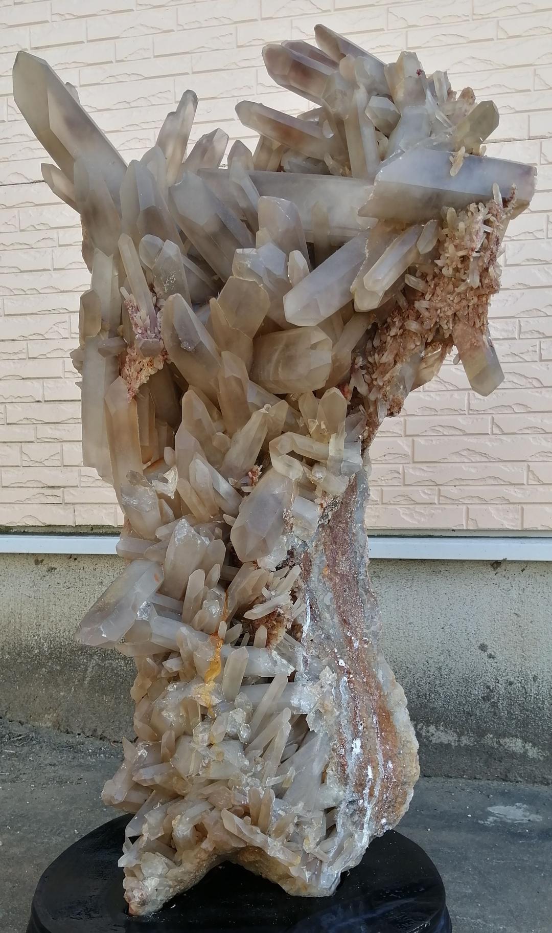 【特大!!!】　水晶クラスター　【32.8kg】