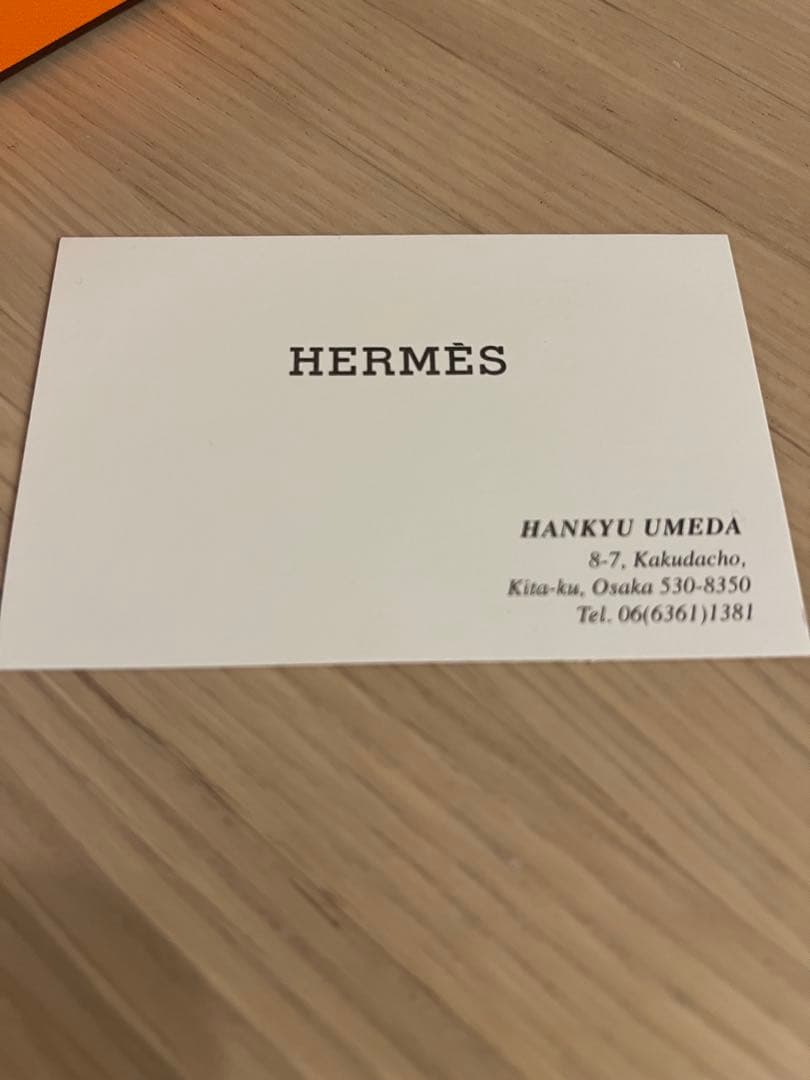 HERMES オレンジ ネクタイ cravate soie lourde