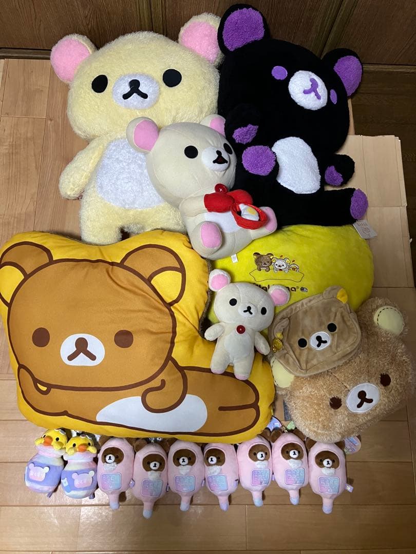 サンエックス　san-x リラックマ　コリラックマ　キイロイトリ　ぬいぐるみ