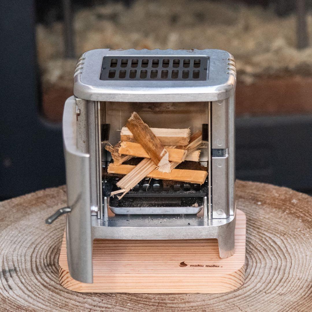 mokumoku ちいさなまきストーブコンロ 日本製 ミニ薪ストーブ 調理/癒し