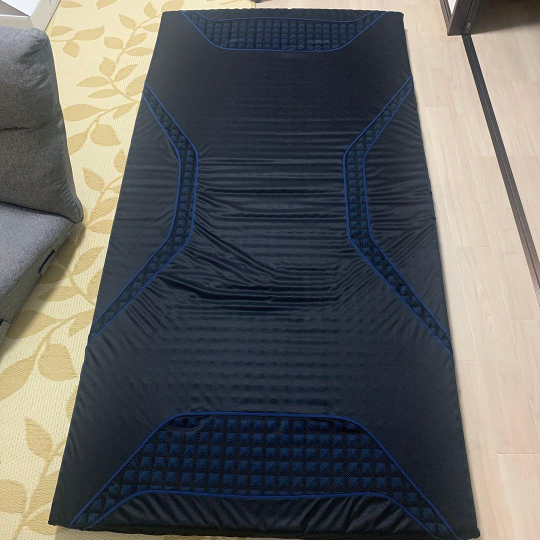 西川 Air Si H エアー ハード マットレス シングル 9cm ブラック